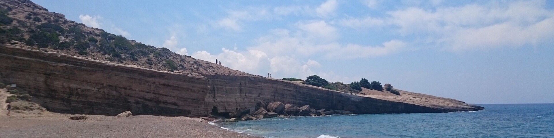 Nice beach near monolithos