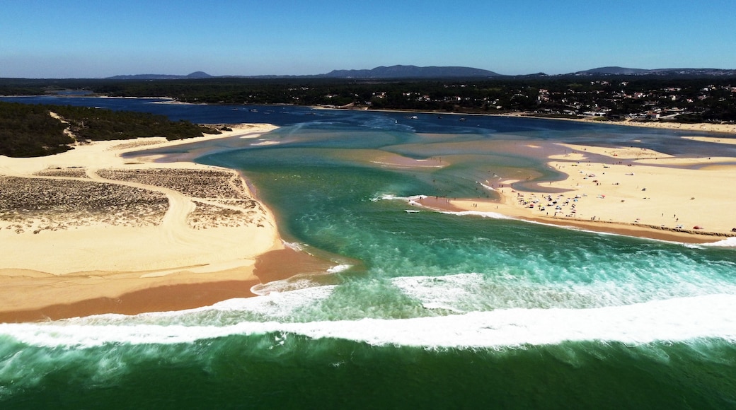 Albufeira lagoon from the sky - Sesimbra - Lisbon - Portugal