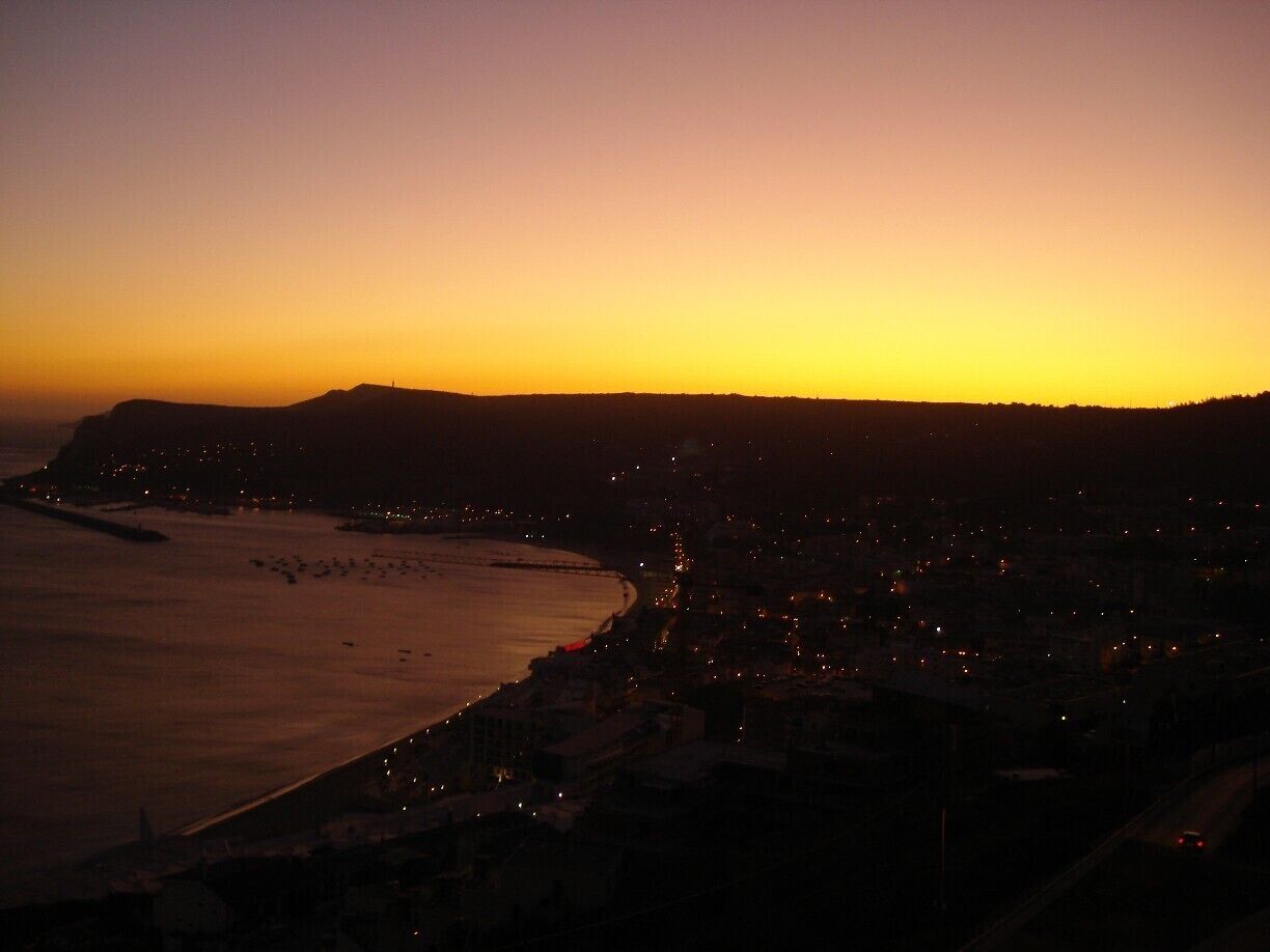 Sunset in the bay of Sesimbra, it's a beautiful place, with great food :)  