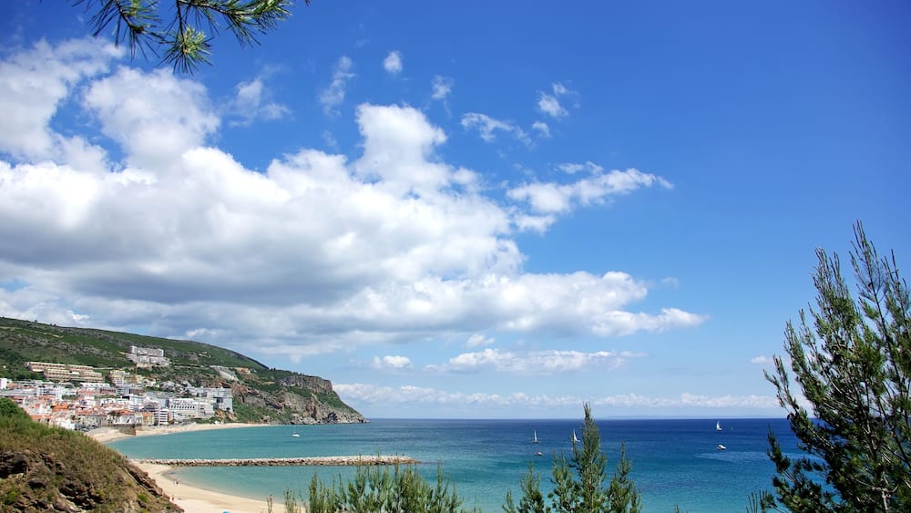Landscape of Sesimbra, Portugal