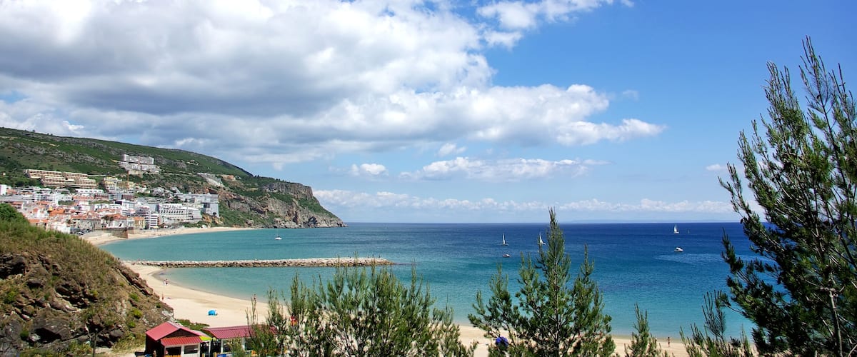 Landscape of Sesimbra, Portugal