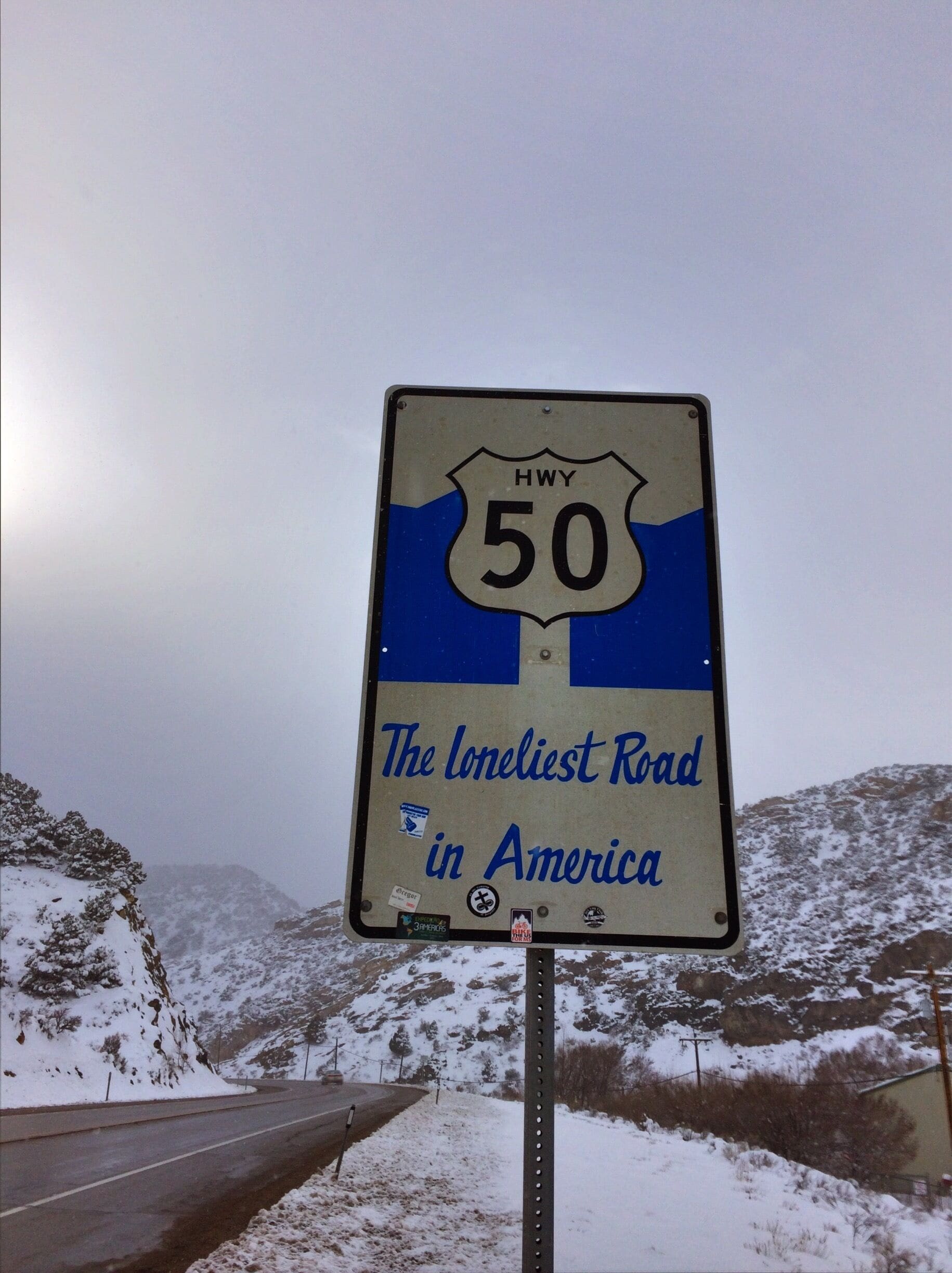 Just west of Ely NV on the way to Ruth lies the loneliest highway in America.