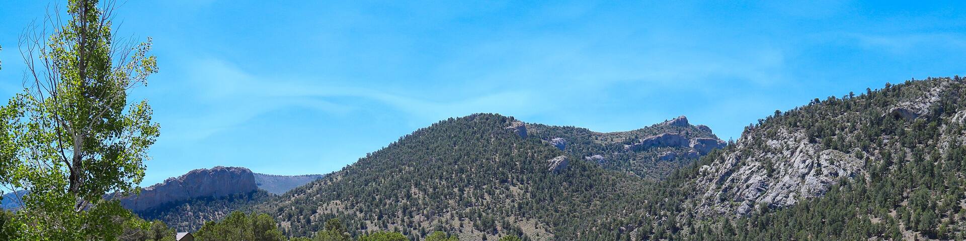WHITE PINE COUNTY, NEVADA, UNITED STATES - Jun 28, 2018: Cave Lake State Park Boat Launch