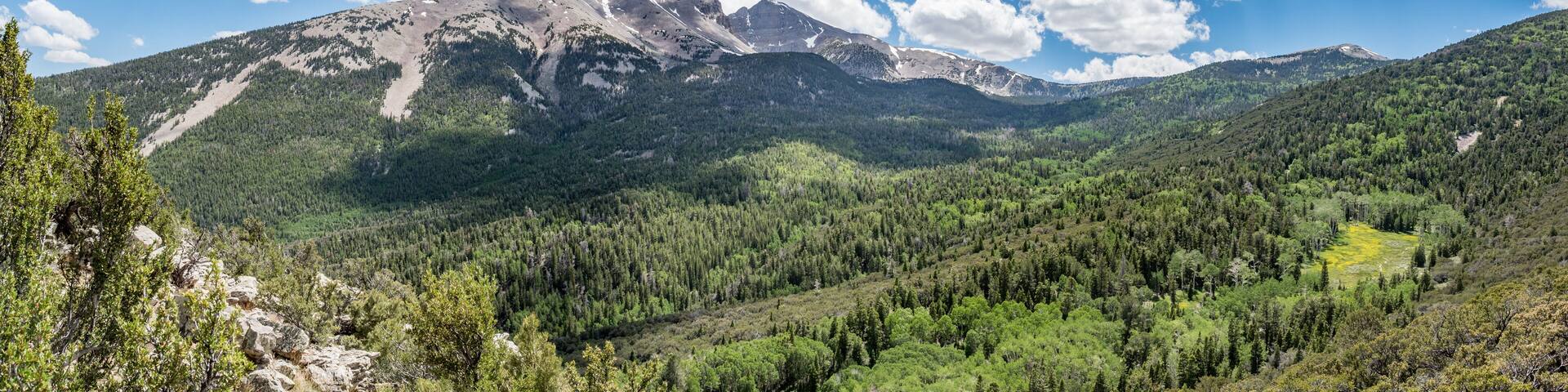 Wheeler Peak at Great Basin National Park, Baker, Nevada, USA