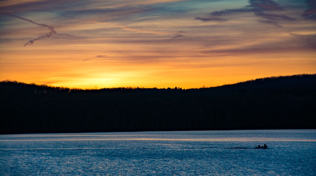 Sunset on Lake Wallenpaupack in Eastern Pennylvania.