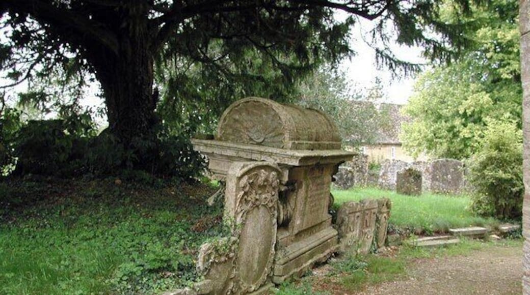 St Peter, Windrush, Gloucestershire - Churchyard, near to Windrush, Gloucestershire, Great Britain.