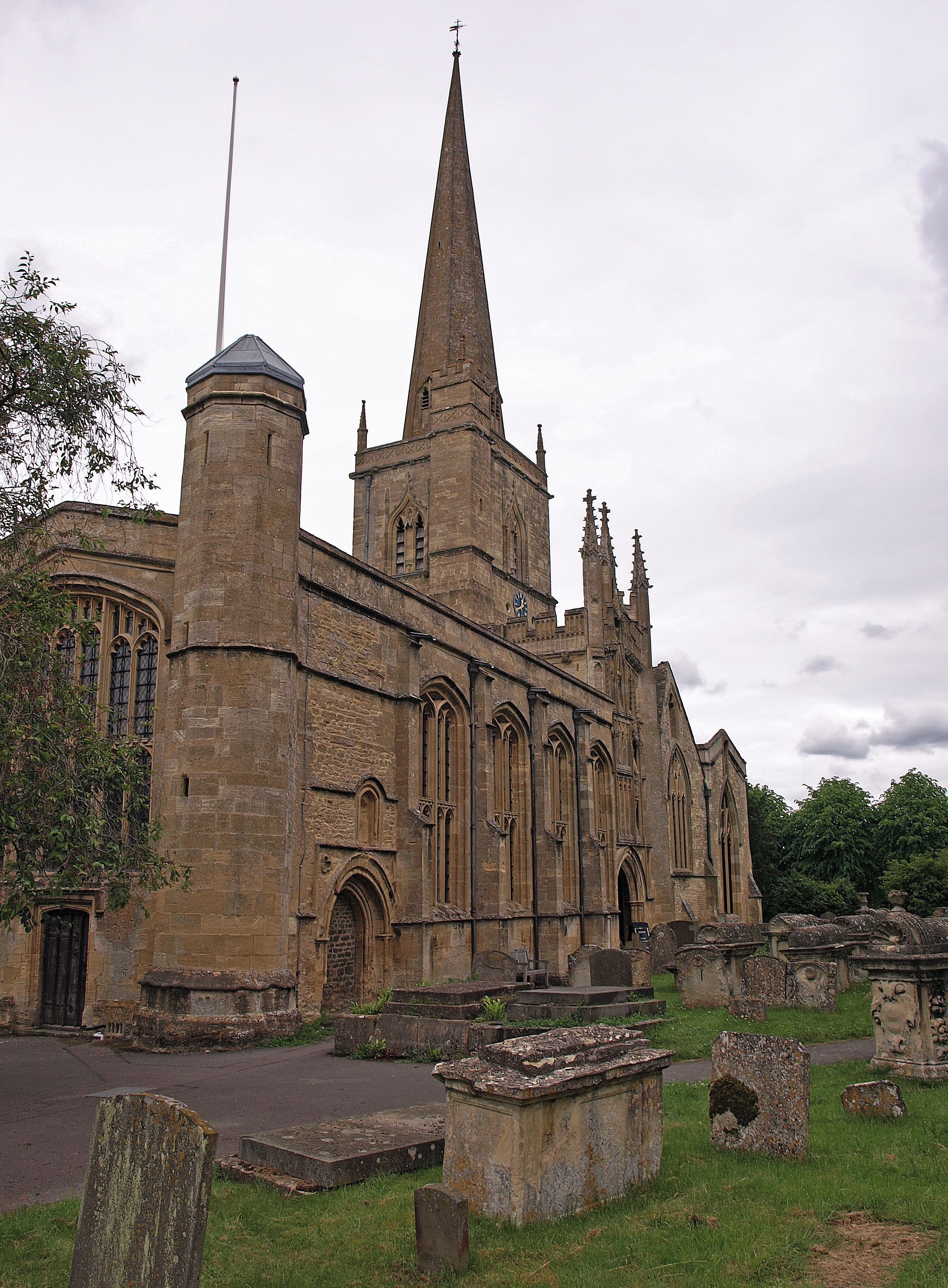 St. John the Babtist Church, Burford, near to Burford, Oxfordshire, Great Britain.