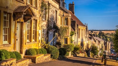 Row houses in the Cotswold village of Burford