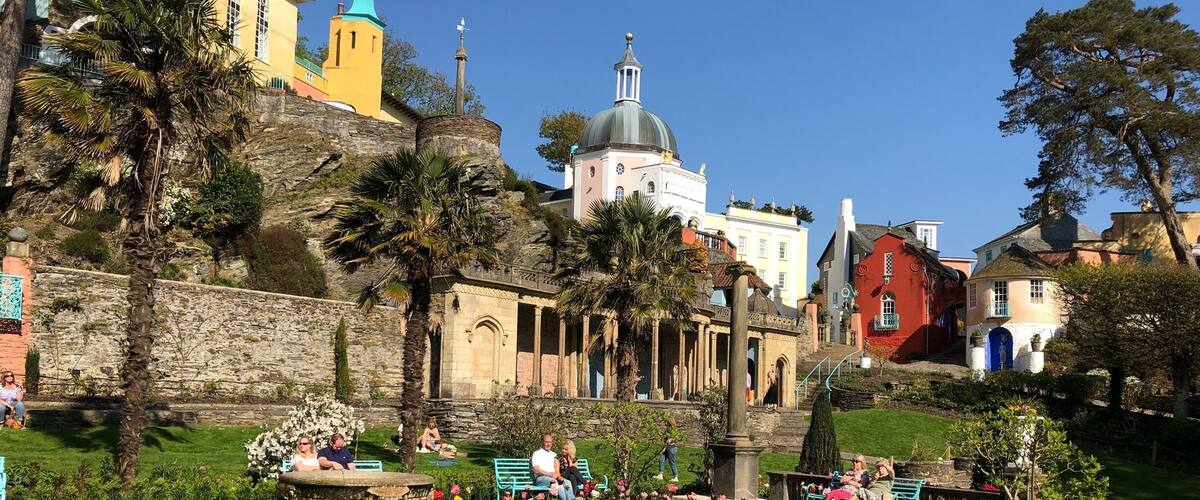 Extraordinary private village built by eccentric architect Ellis ;)