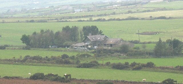 Tyddyn Farm, Bryncroes This farm is situated below the north-western slopes of Mynydd Rhiw.