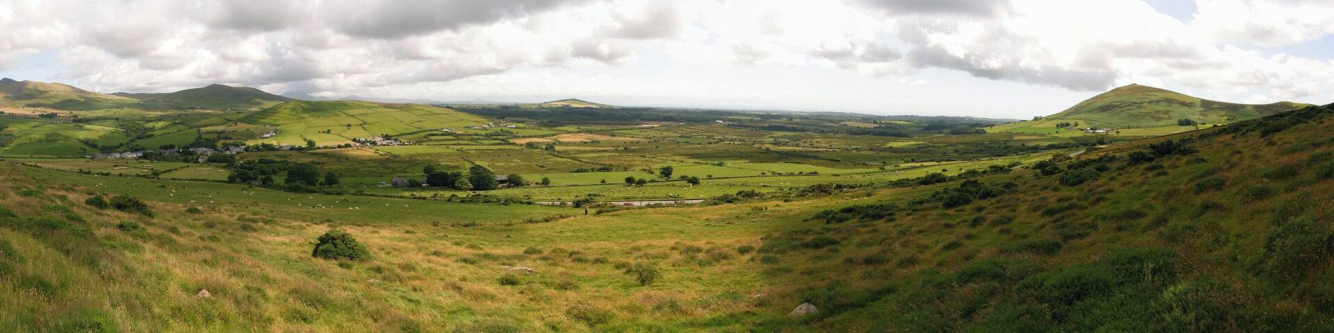 Yr Eifl, Blick ins Landesinnere