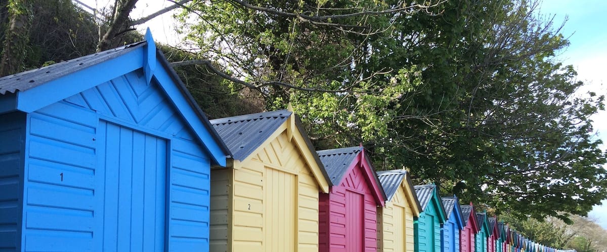 Beach huts