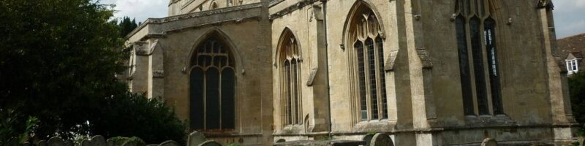 Parish church of St John the Evangelist, Ryhall, Rutland, seen from the southeast