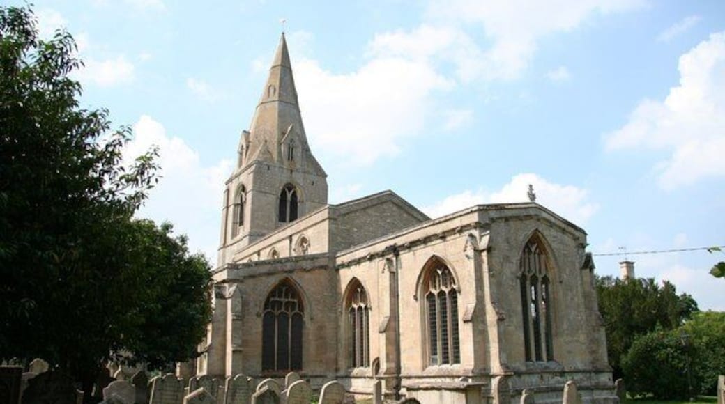 St.John the Evangelist's church Largely 13th century Early English church with 15th century Perpendicular windows