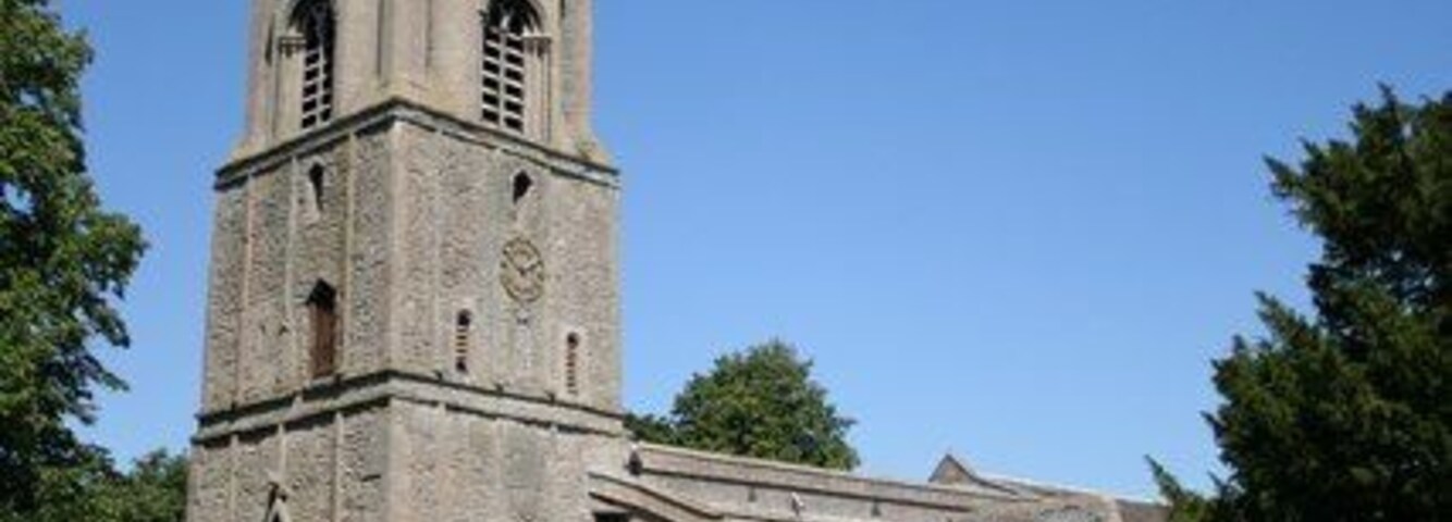 Church of England parish church of St John the Baptist, Barnack, Soke of Peterborough, seen from the southwest