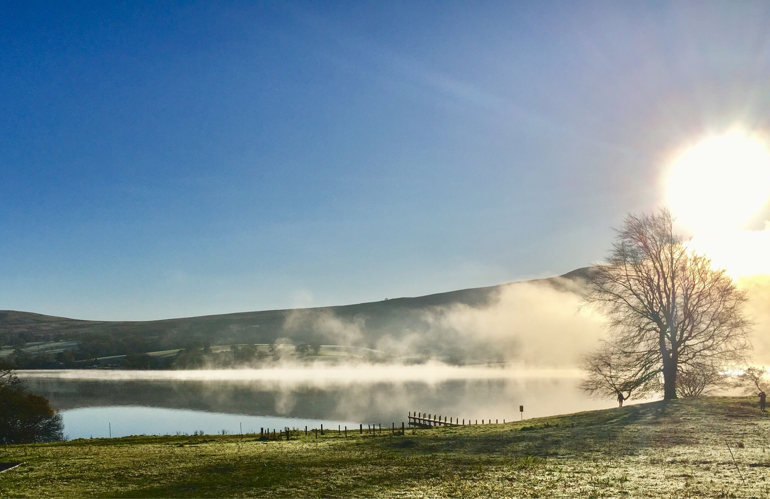 A Lovely crisp frosty morning on the shore of Ullswater lake where I work.