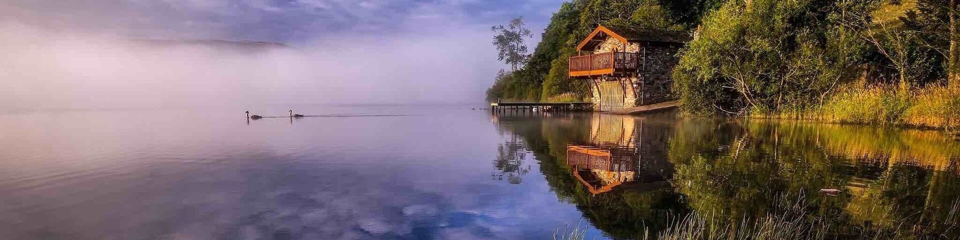 This is the Duke of Portland Boathouse, very prolific beauty spot on Ullswater.