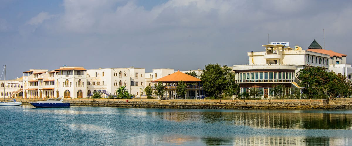 Luxury hotel in Massawa, Eritrea, Africa