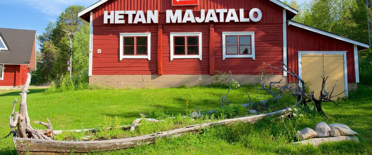 Enontekiö qui includes hôtel et signalisation