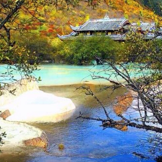 On top of HuangLong mountain