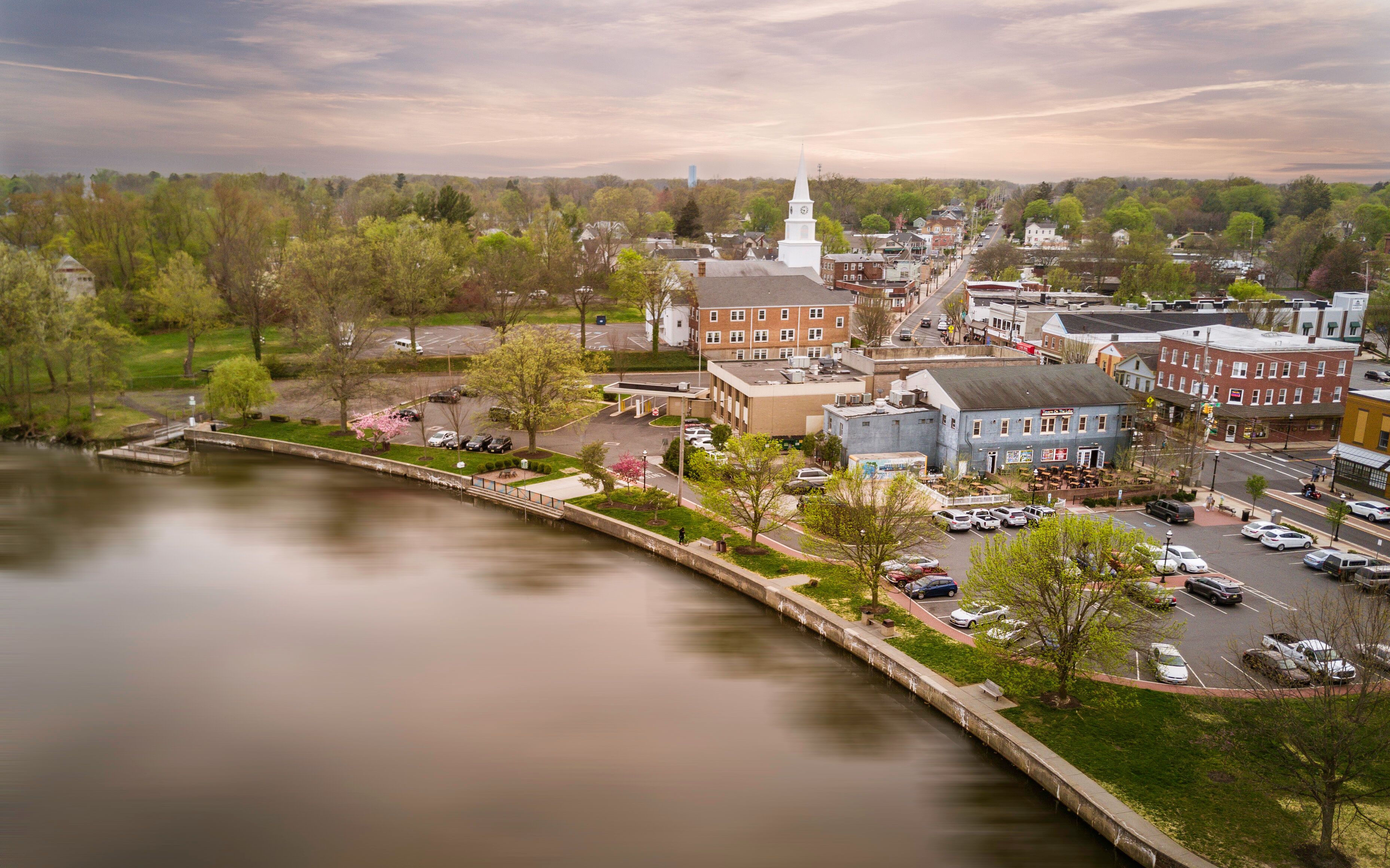 Aerial of Highstown New Jersey
