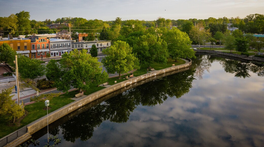 Aerial Drone Sunrise of Hightstown New Jersey