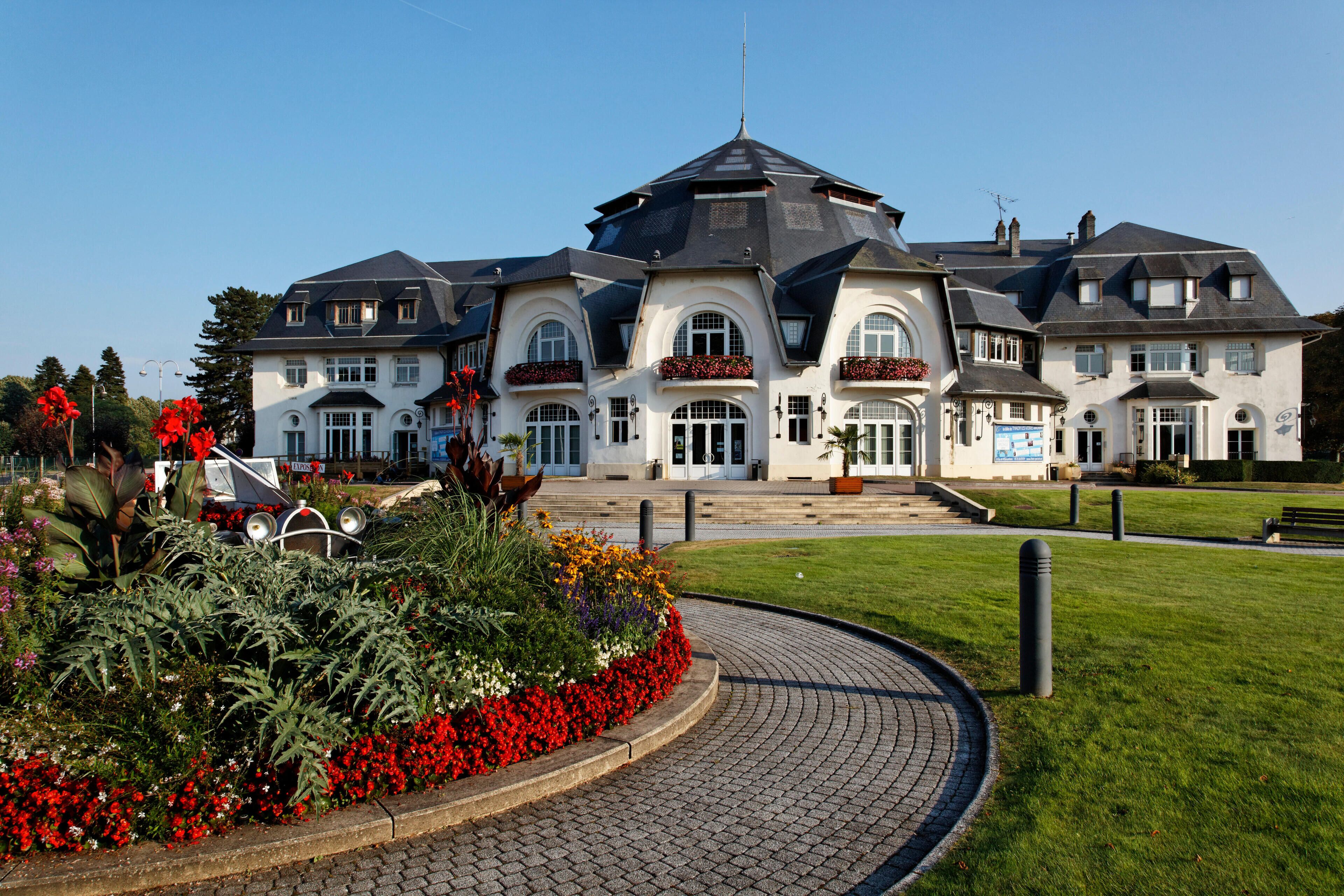 DGT2GY Cultural centre of La Rotonde, built in 1913, Thaon-les-Vosges, Epinal, Lorraine, Departement Vosges, France