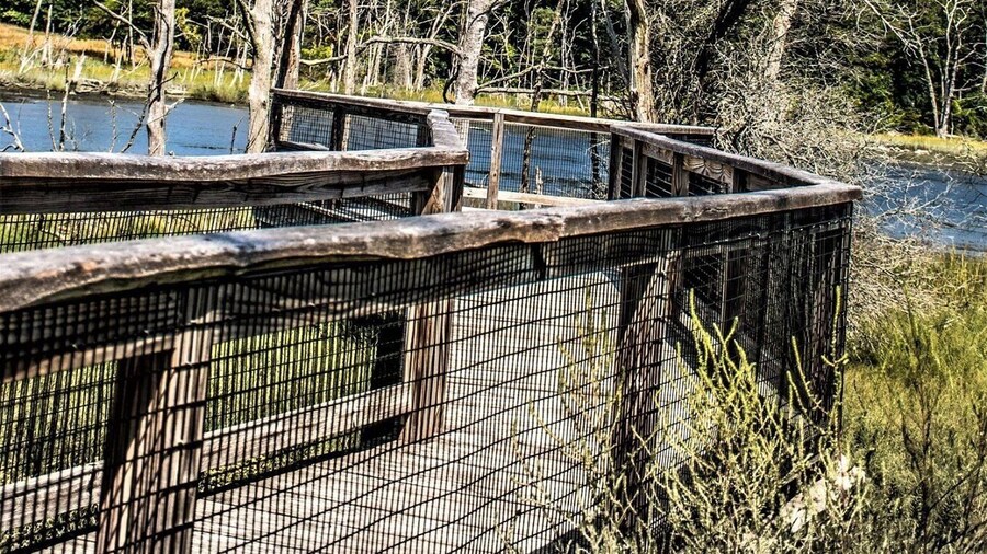 World's End is a 251-acre park and conservation area located on a peninsula in Hingham, Massachusetts. The peninsula is bordered by the Weir River to the North and East and Hingham Harbor