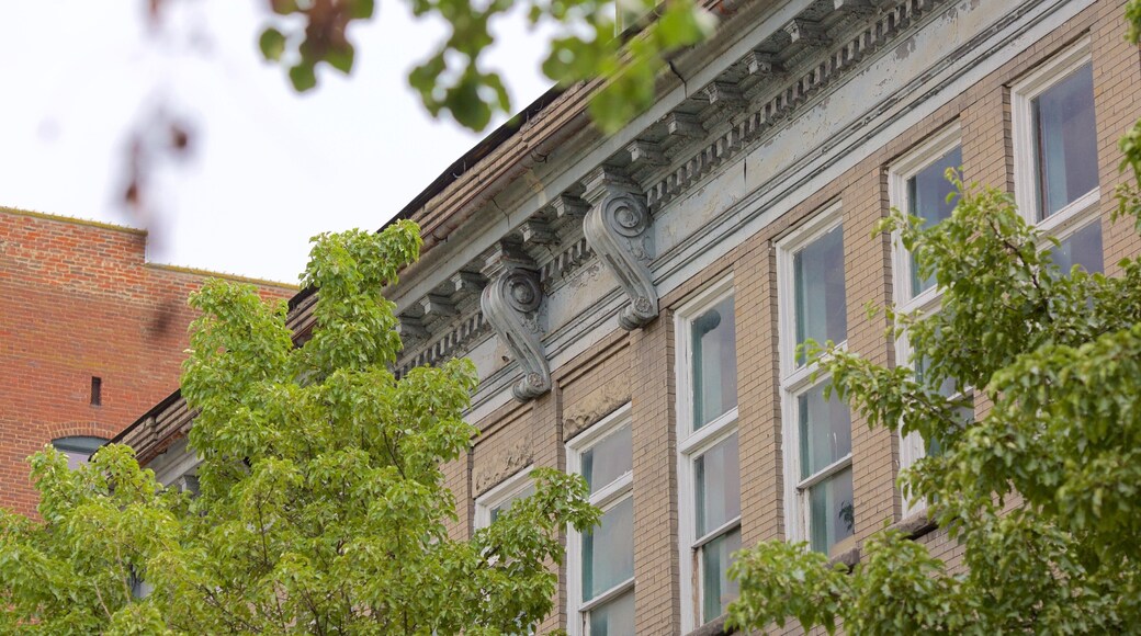 Hinton which includes a city and heritage elements