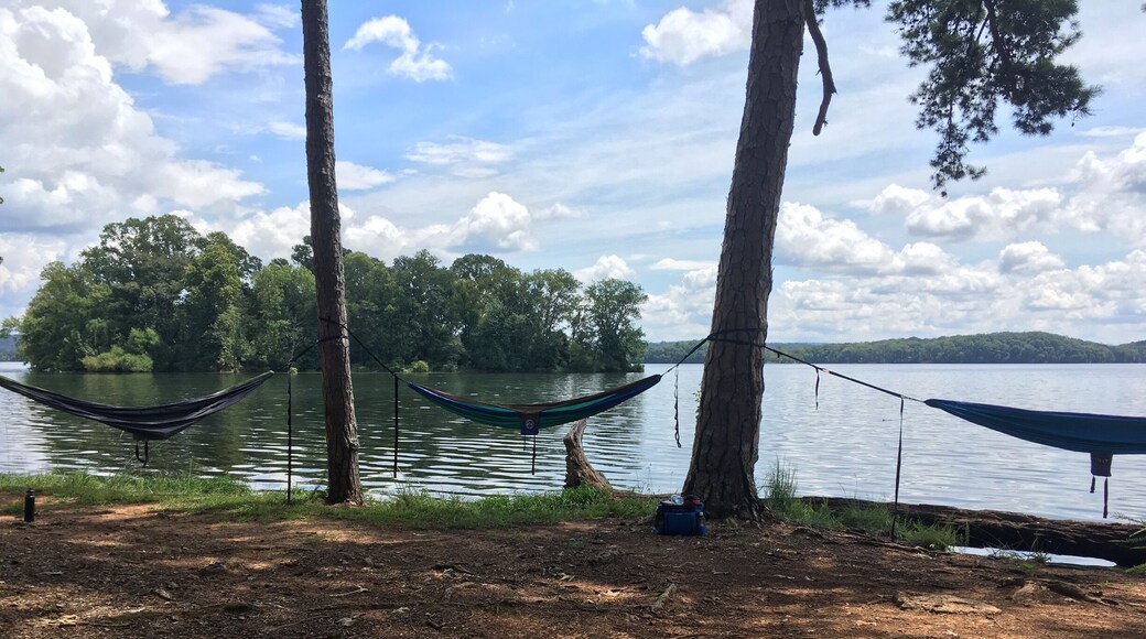 Enjoyed the morning taking our yaks out and then hanging around! #kayaking #camping