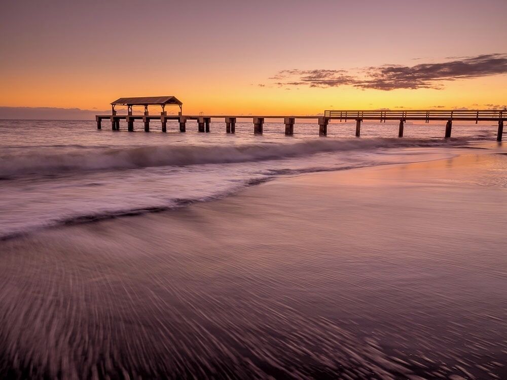 If you are ever in Kauai then check out Waimea Town Pier at sunset. Kauai is fantastic and has many beautiful locations. Some like this location are very accessible for photographers. 