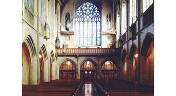 This beautiful cathedral style church built in the 1920's and is a gem in historic downtown Erie. A must-see for Sunday services, and ideal place a wedding!