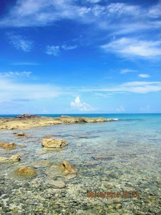 I wasn't at a casino resort, but it's close.  Shell beach North Bimini! 