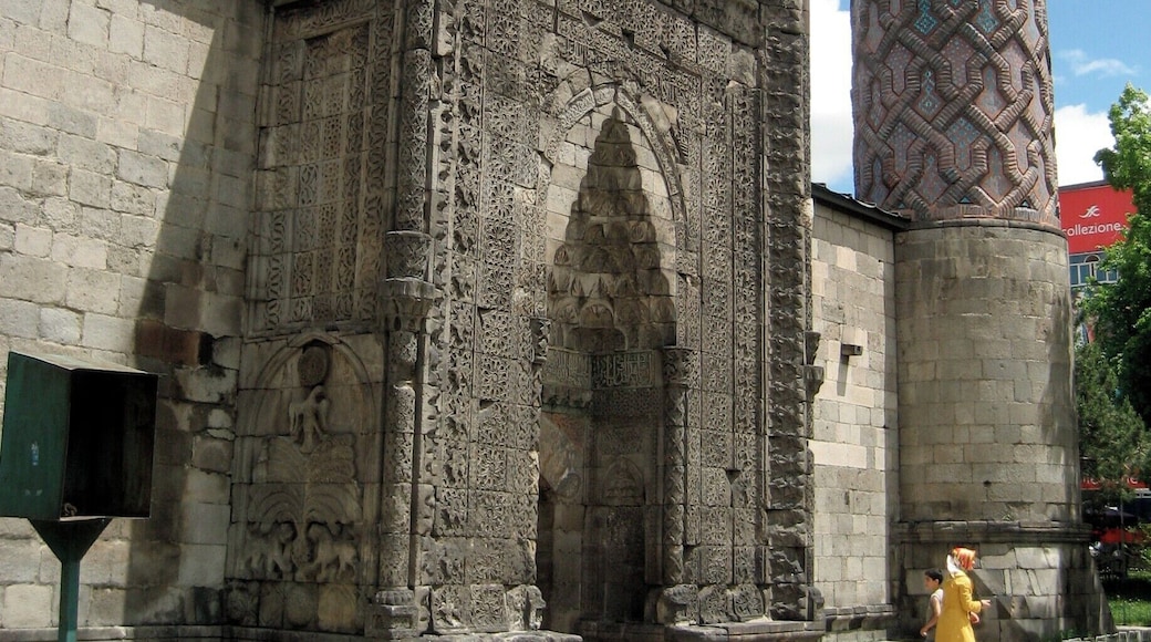 The Yakutiye Medrese has wonderful tile work on the minaret. It now houses a museum. #Architecture