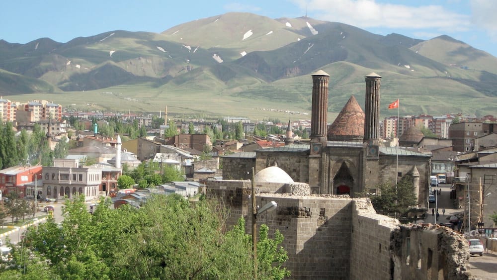 View to the mountains.