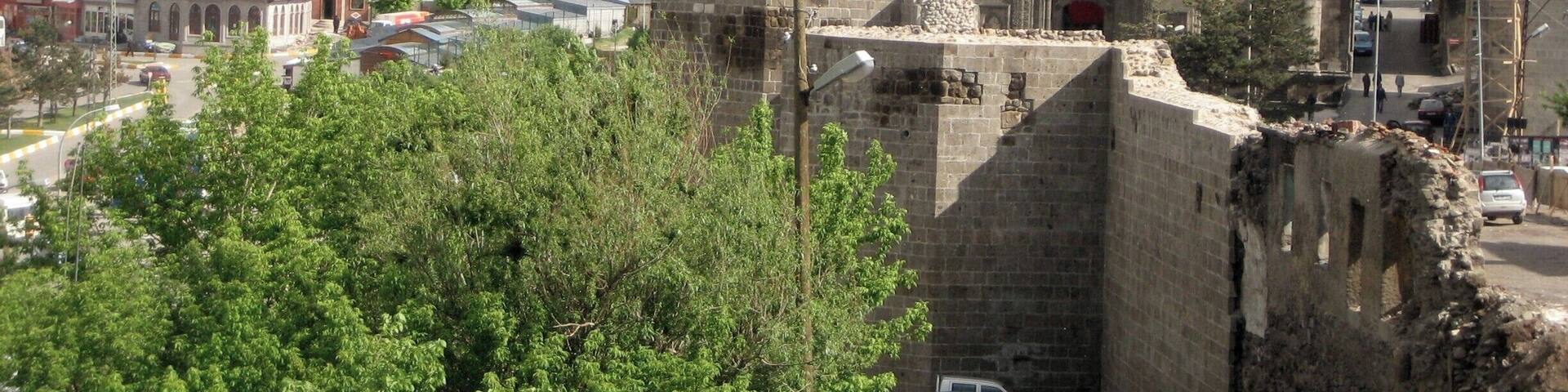 View to the mountains.