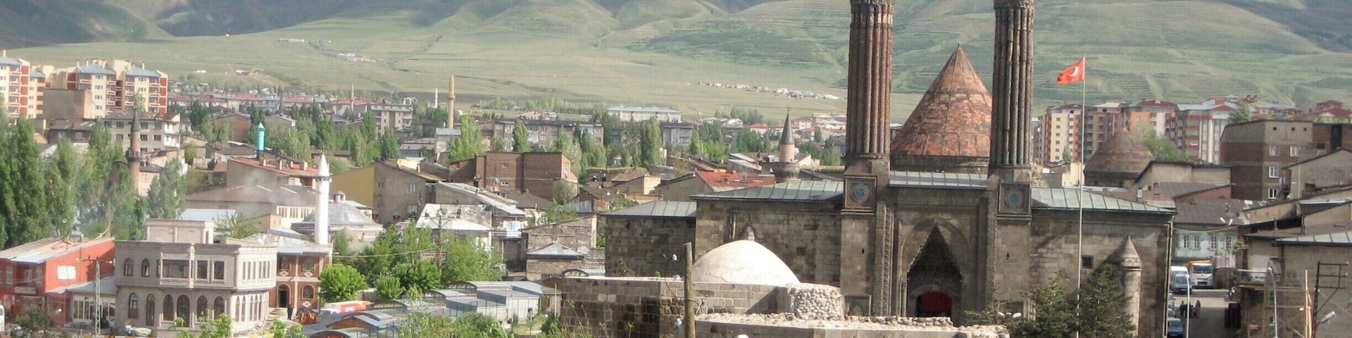 View to the mountains.