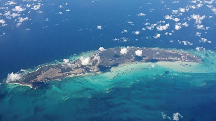 Anegada, located North East from the British Virgin Islands.