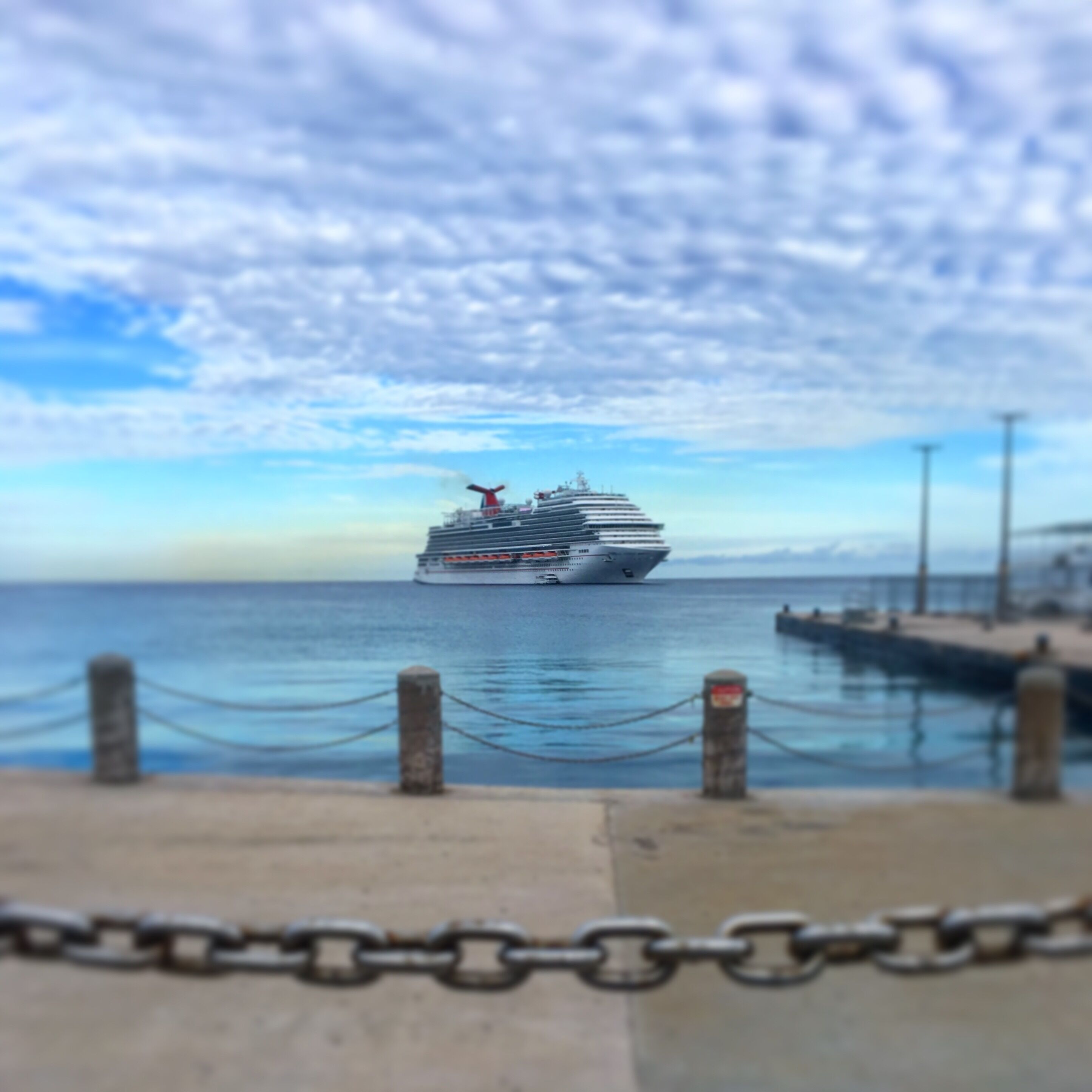 The Cayman Islands are surrounded by barrier reefs that protect the islands. As a result, there is no pier at Grand Cayman. Instead cruise ships are anchored offshore and tender boats are used to transport passengers to and from the island #CruiseAdventures #LifeAtExpedia