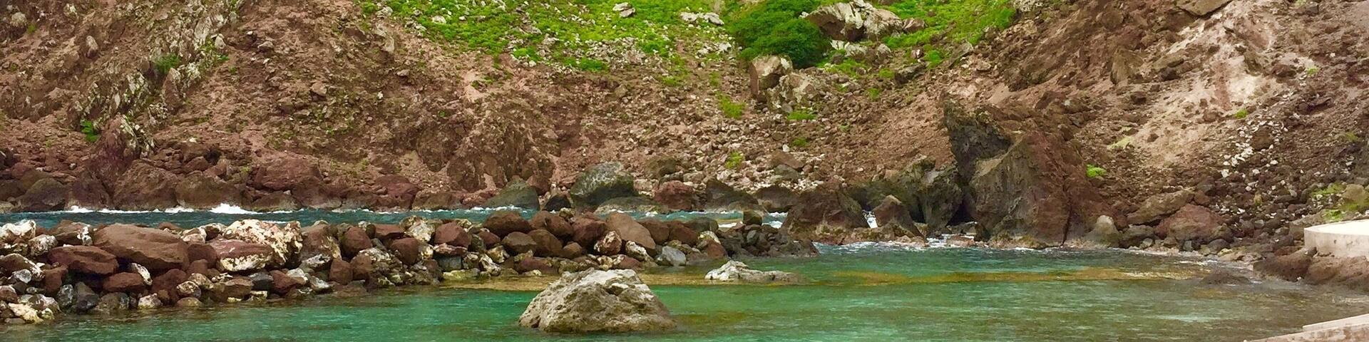 From water level to the top of cloud covered Mount Scenery #GreatOutdoors