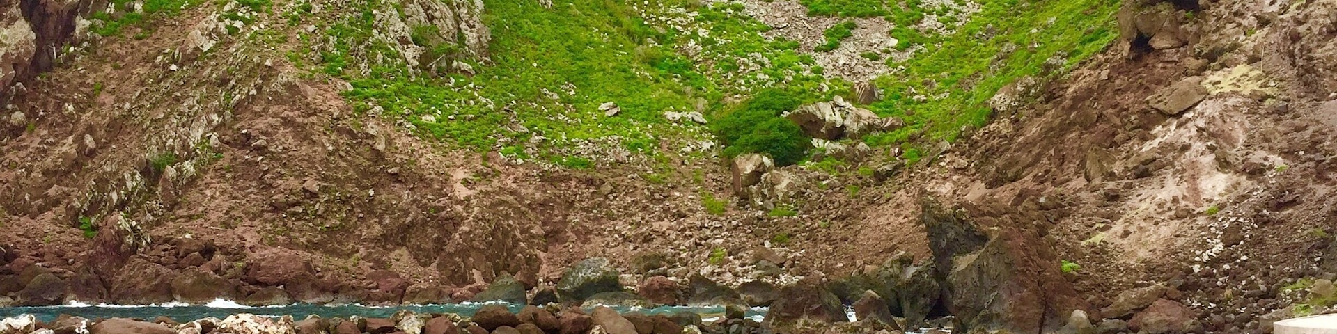 From water level to the top of cloud covered Mount Scenery #GreatOutdoors