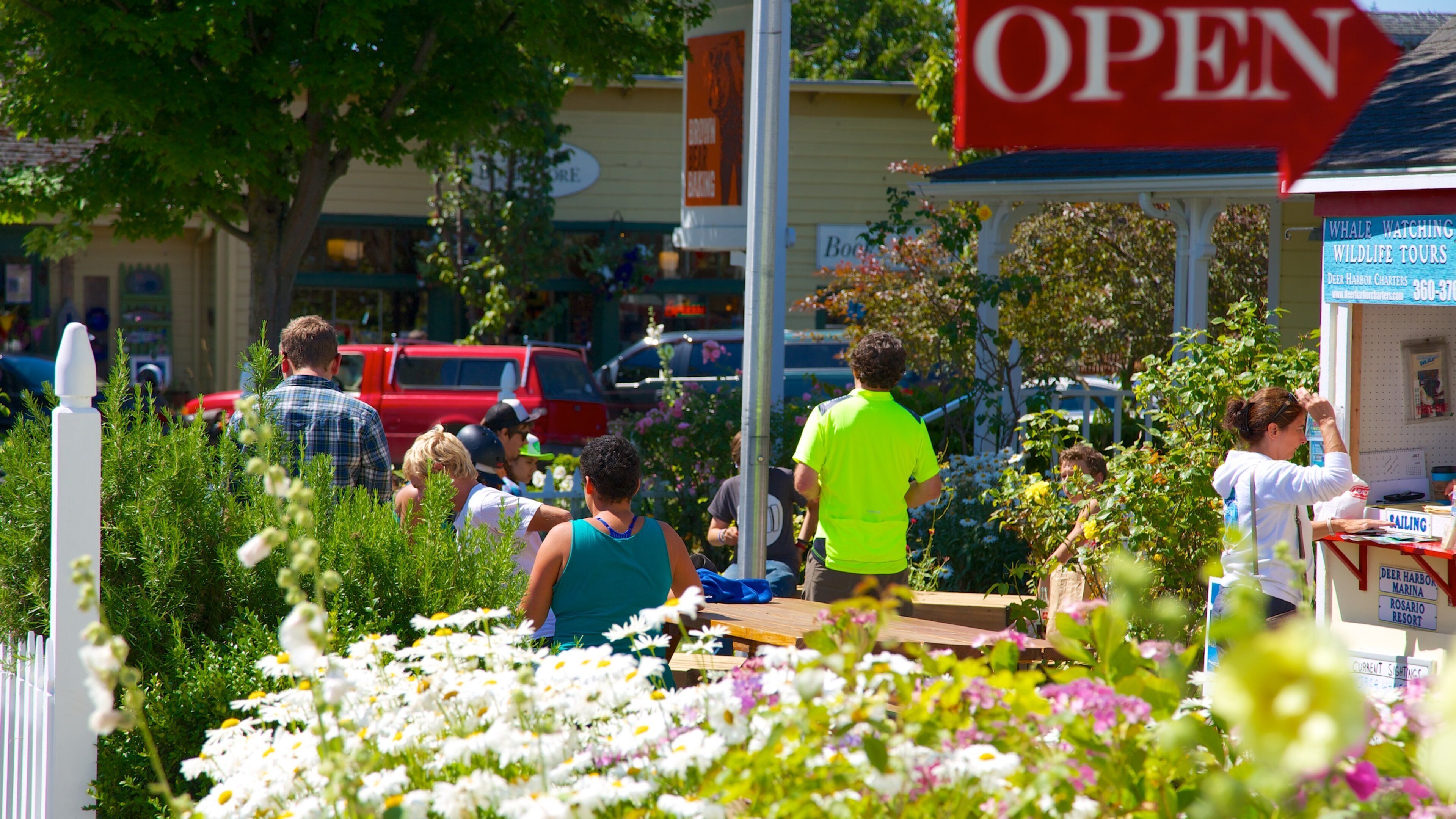 Washington som inkluderer gatescener og skilt