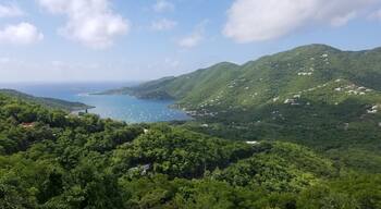 View of Coral Bay from a house we rented in the Upper Carolina neighborhood of St John