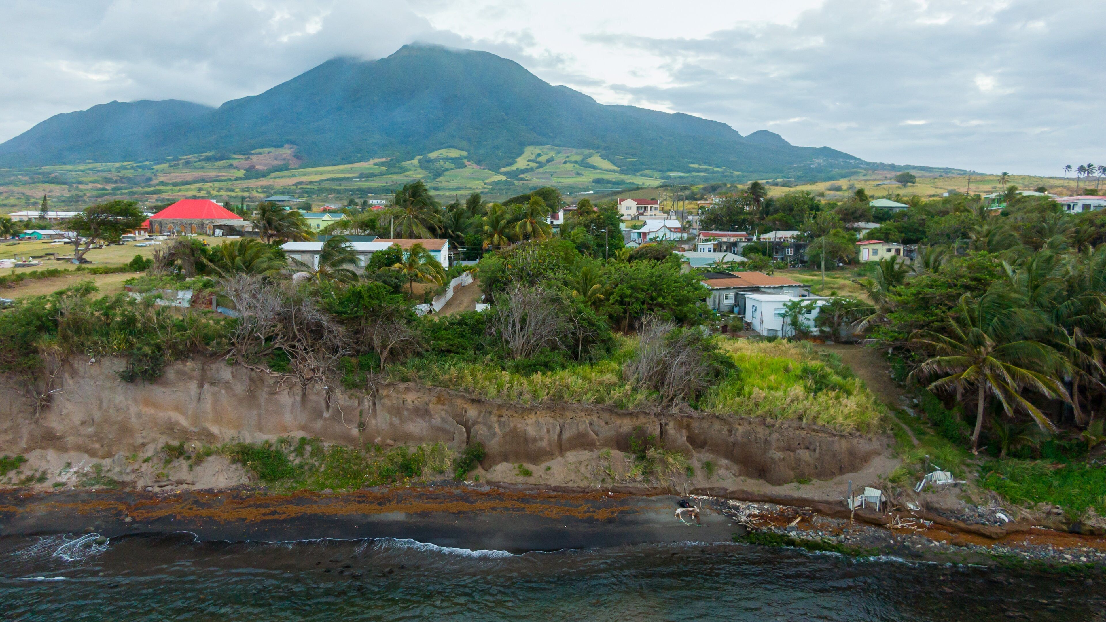 Dieppe Bay Town showing general coastal views, rugged coastline and a coastal town