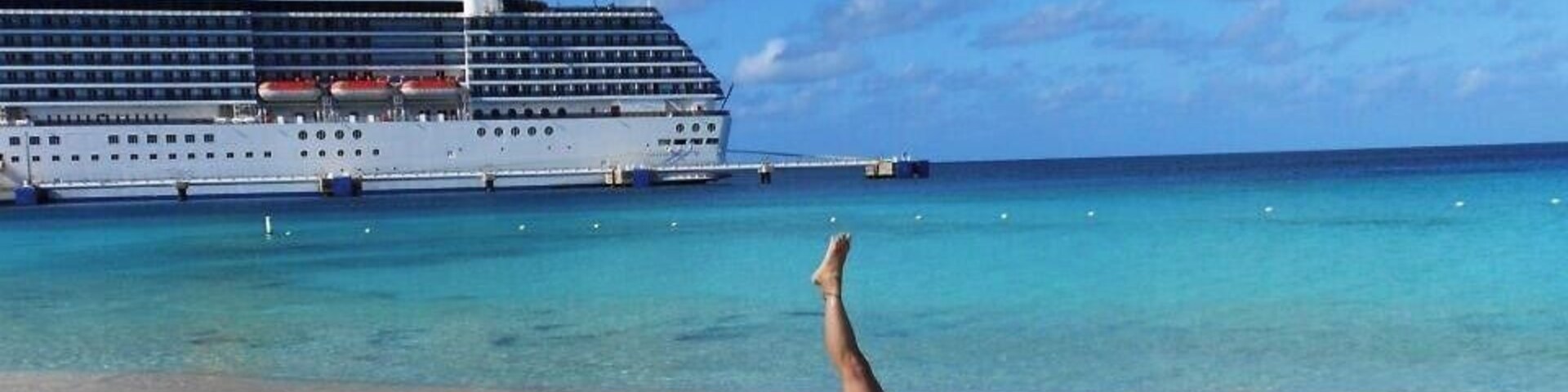 #LifeAtExpedia
This is the most paradisaical island on earth. It is really small, not many people live there. Mainly you get by cruise ships so the only people at the beach are the same passengers and crew members. As you can see at any time of the day, it might be very calm with no one around. However, they have lots of water sports available.