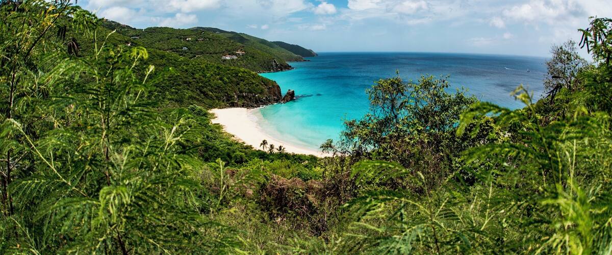 Rogue's Bay is one of the prettiest beaches on Tortola. It holds big waves in the winter and is placid and inviting during the Spring and Summer months. Oh, and you will be one of the few people on the beach. #beachtips #bvsblue