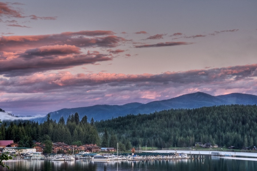 Lake Pend Oreille Sunset, East Hope, Idaho
