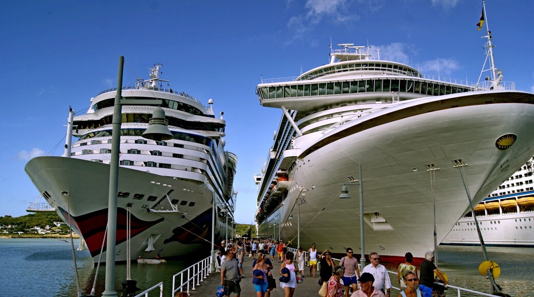 Cruisers at port