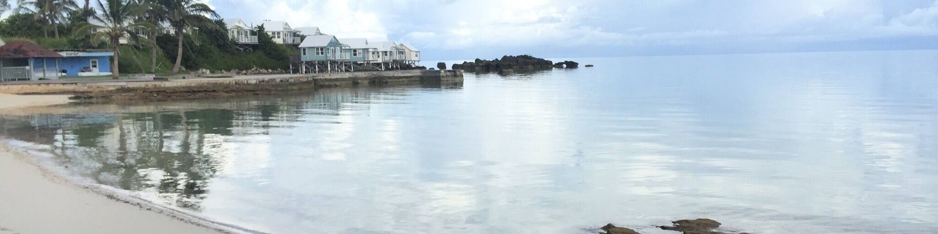 Beautiful local beach.