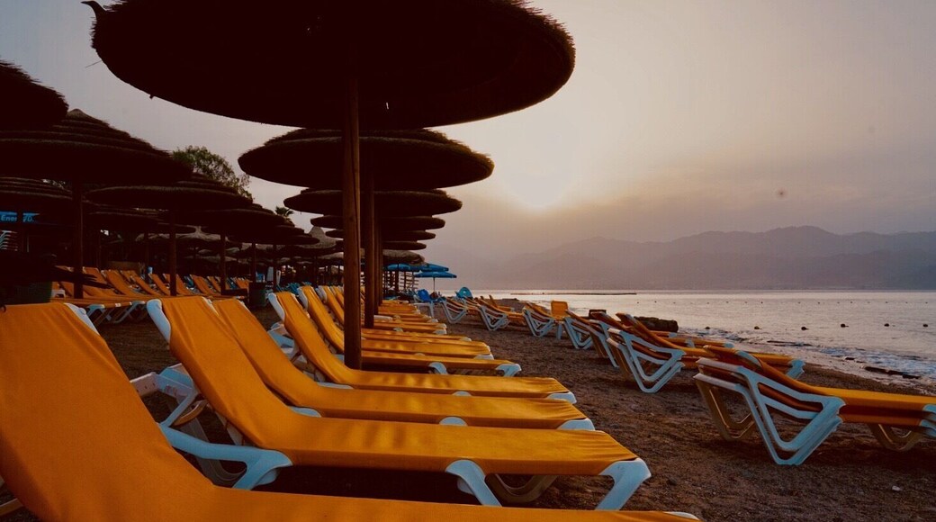 Early morning when the sun goes up